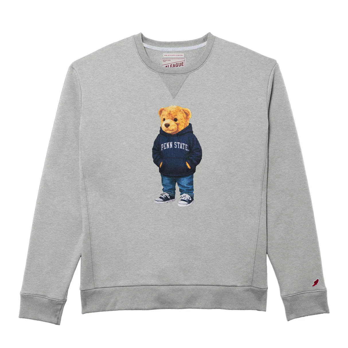 Penn State 1991 Hoodie Bear Crew Sweatshirt - Image 2