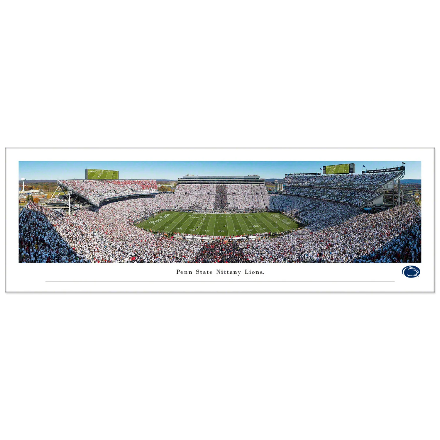 Penn State 2024 Helmet Stripe Panorama Print