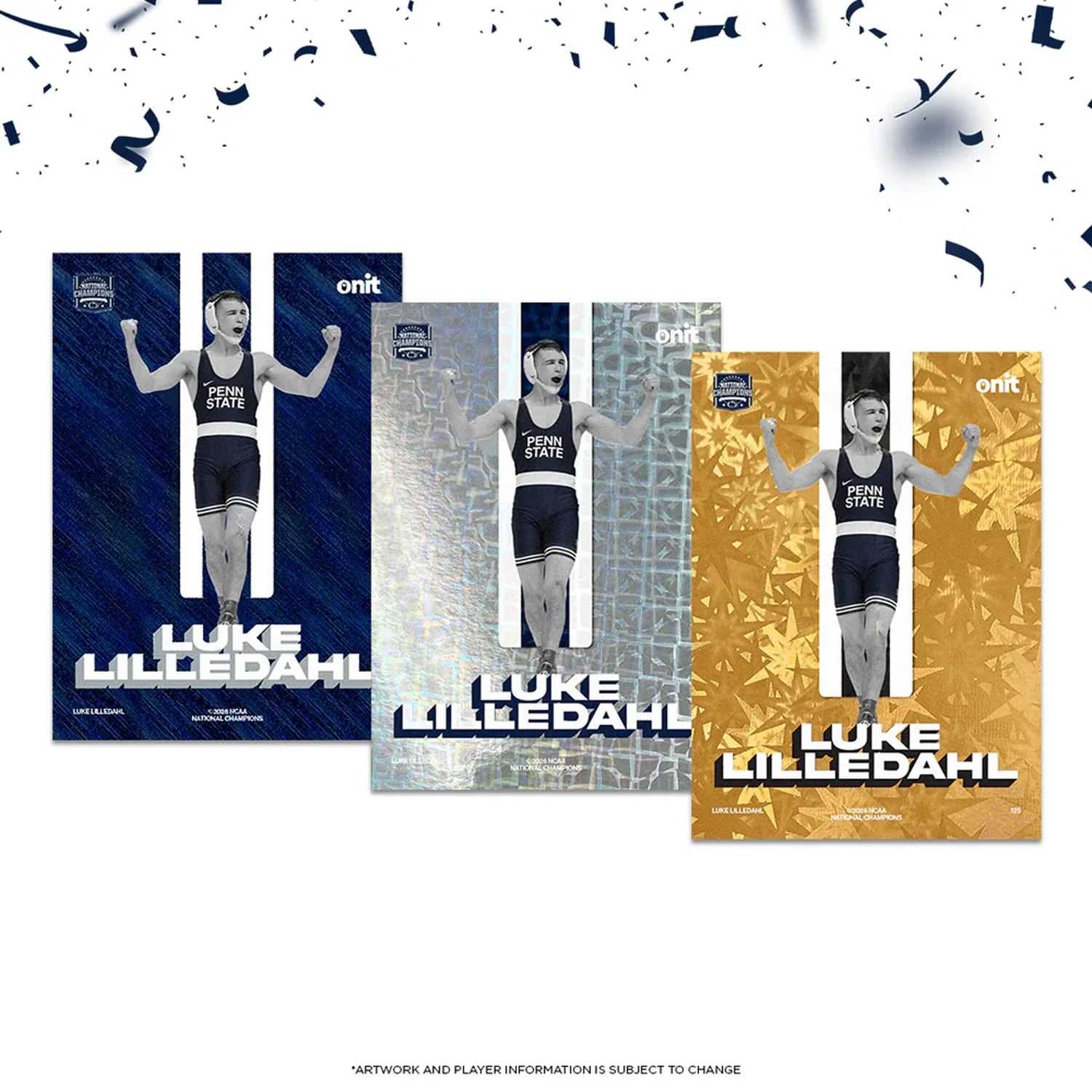 Penn State 2025-26 Wrestling National Champions Trading Card Box - Image 5
