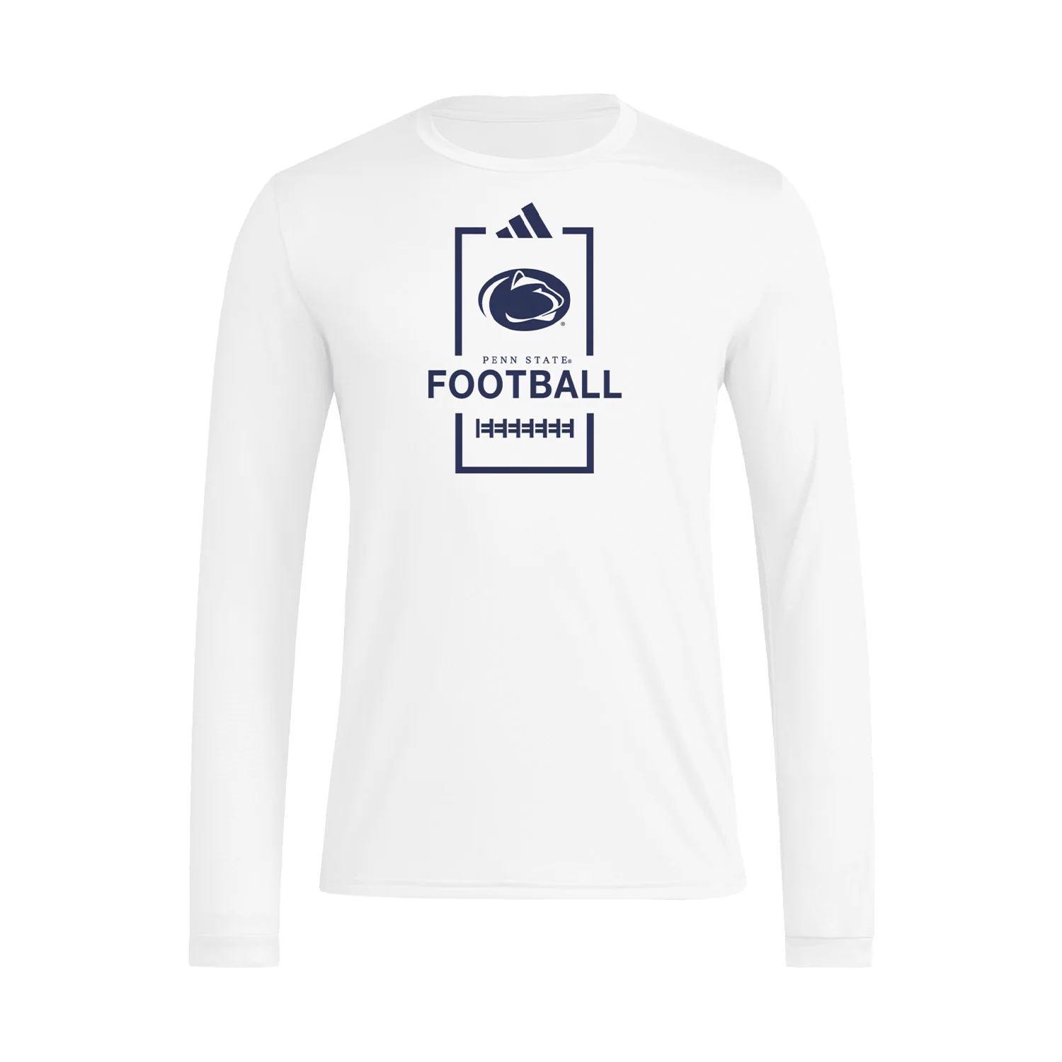 Penn State adidas Football Laces Pregame Long-Sleeve - Image 2