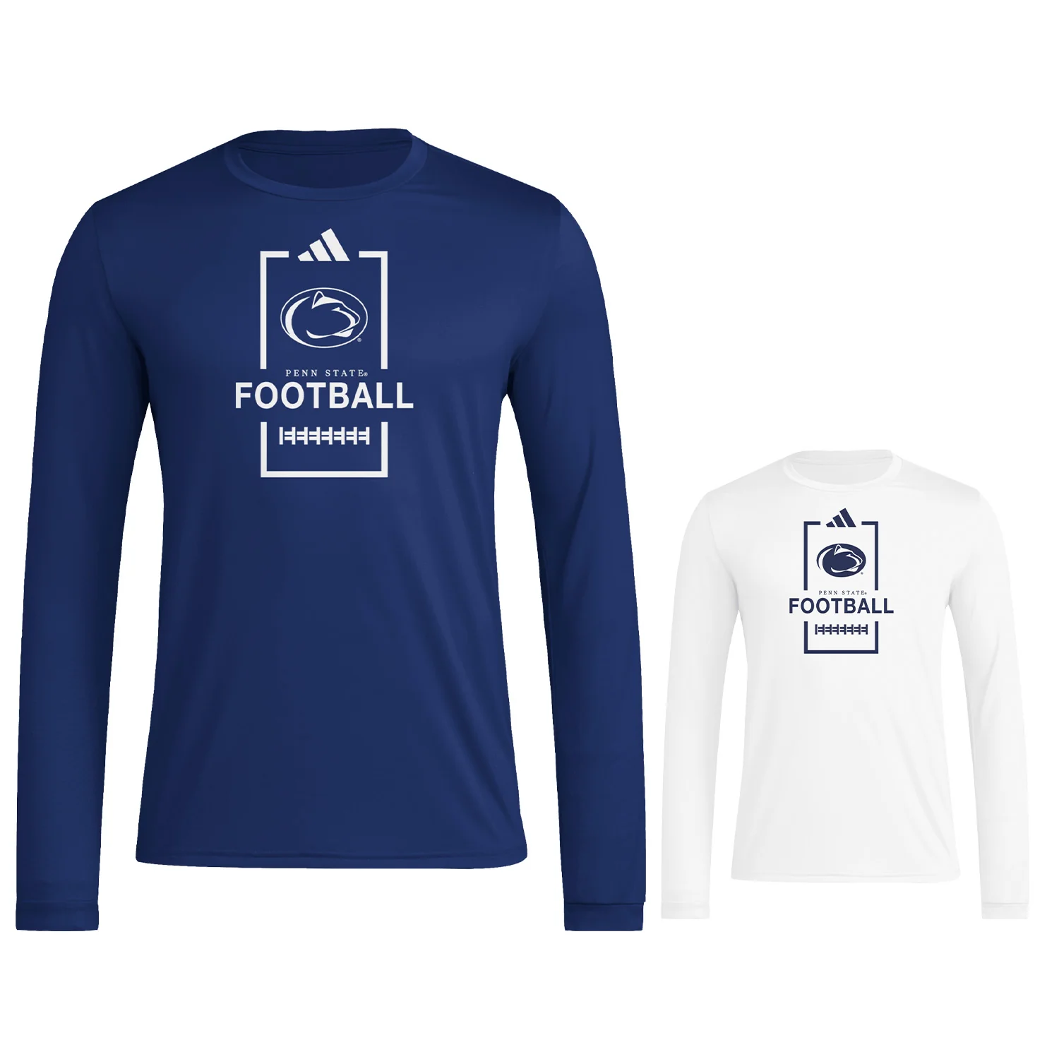Penn State adidas Football Laces Pregame Long-Sleeve - Image 3