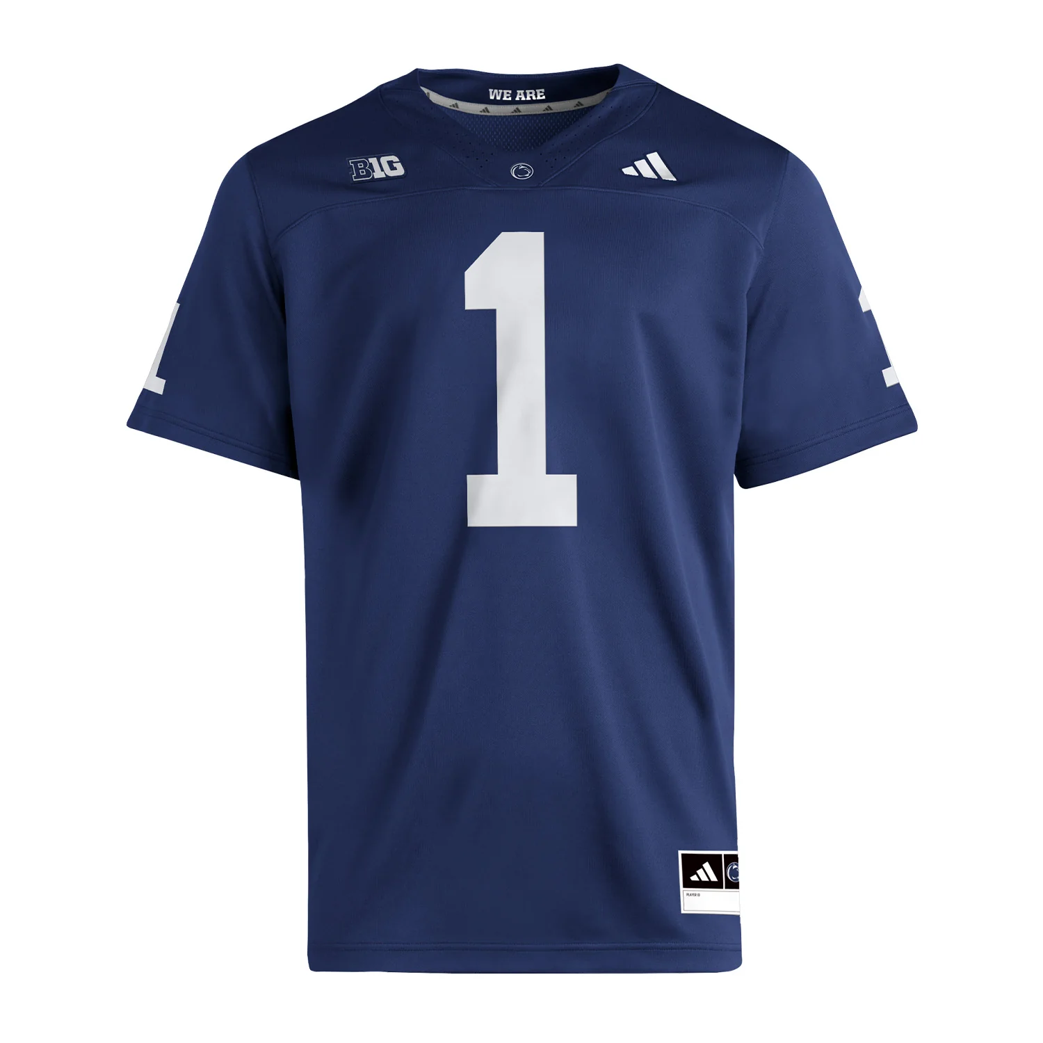 Penn State adidas Premiere #1 Replica Twill Football Jersey - Image 3