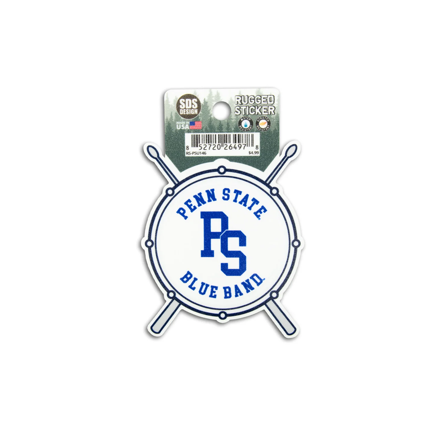 Penn State Blue Band Rugged Sticker