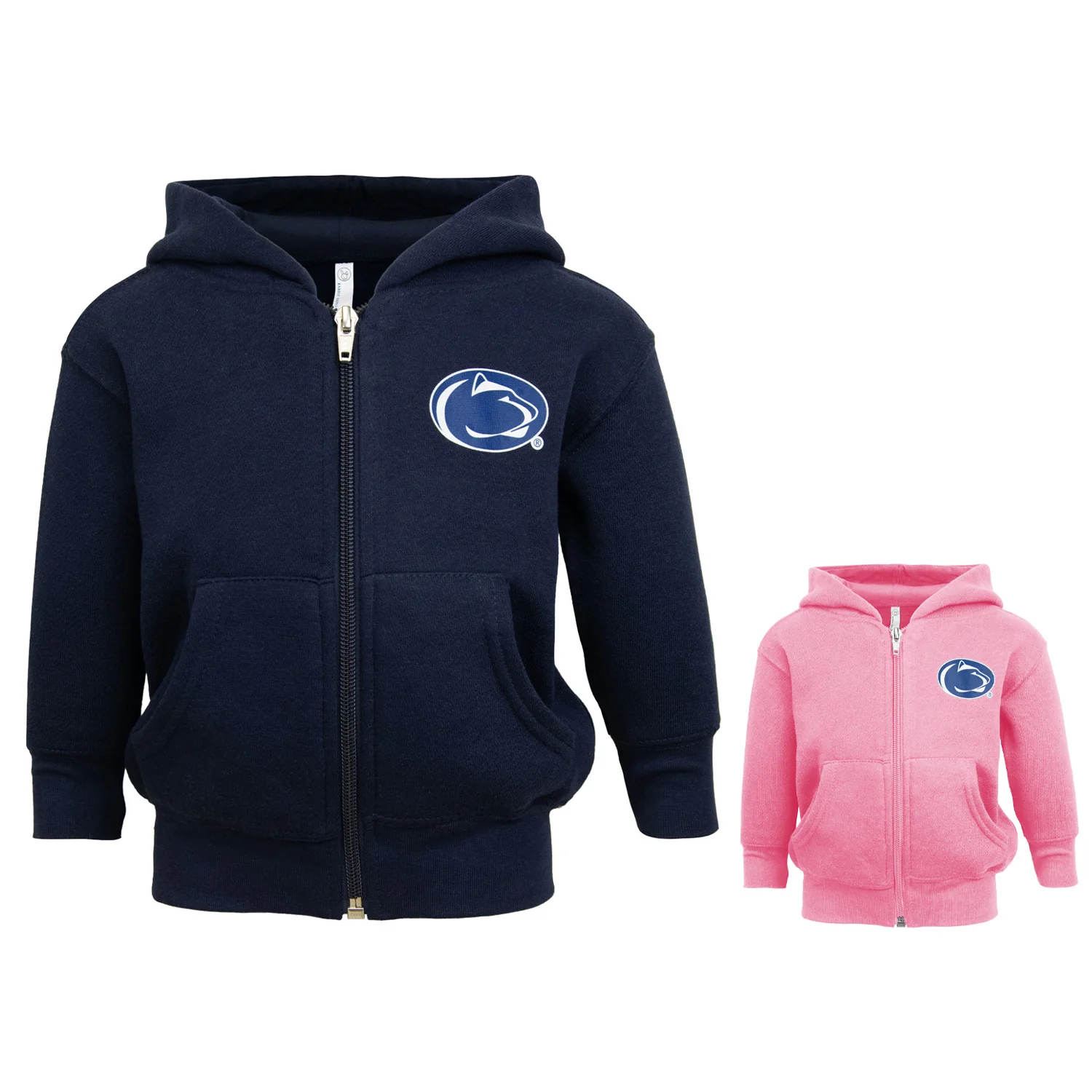 Penn State Infant Logo Only Full Zip Hooded Sweatshirt