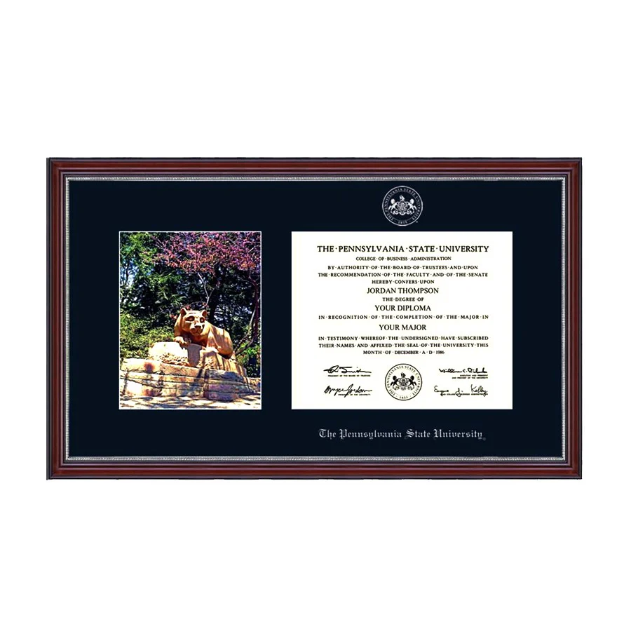 Penn State Lion Shrine Alumni Diploma Frame