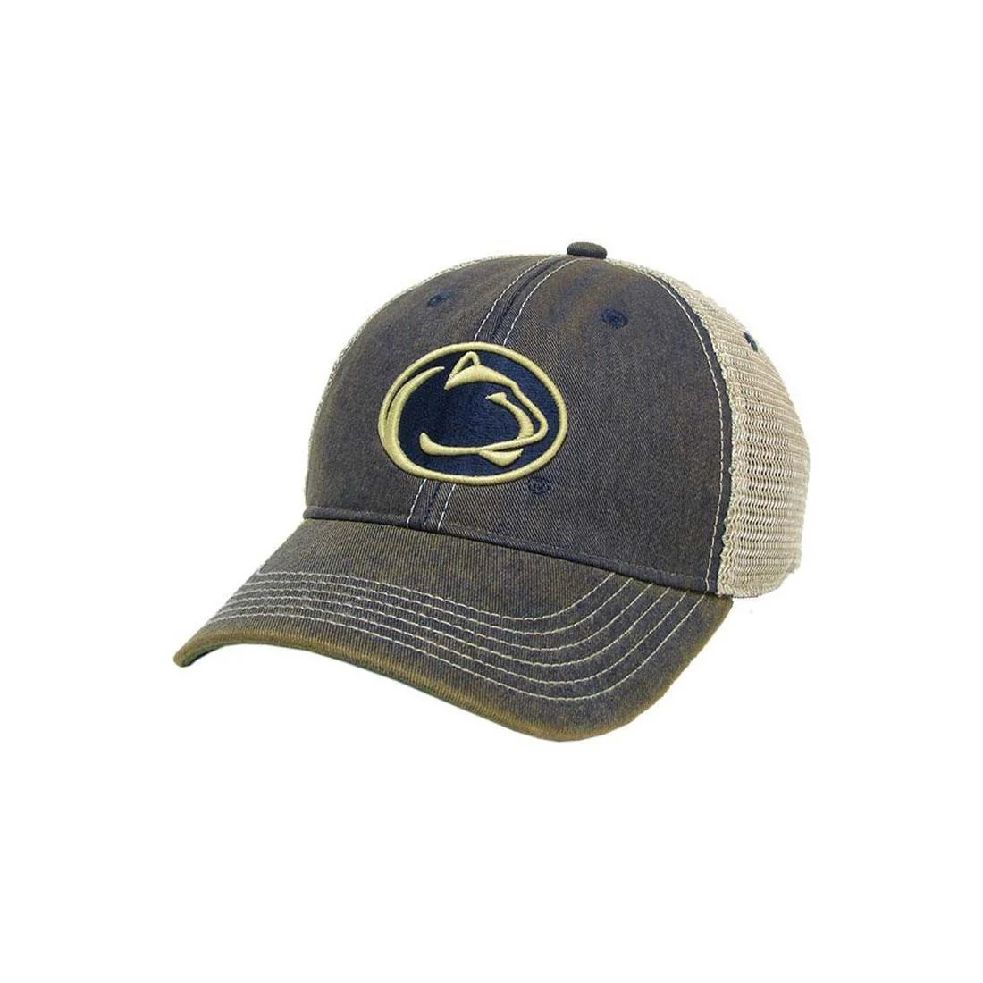 Penn State Logo Old Favorite Snapback Trucker Hat - Image 2