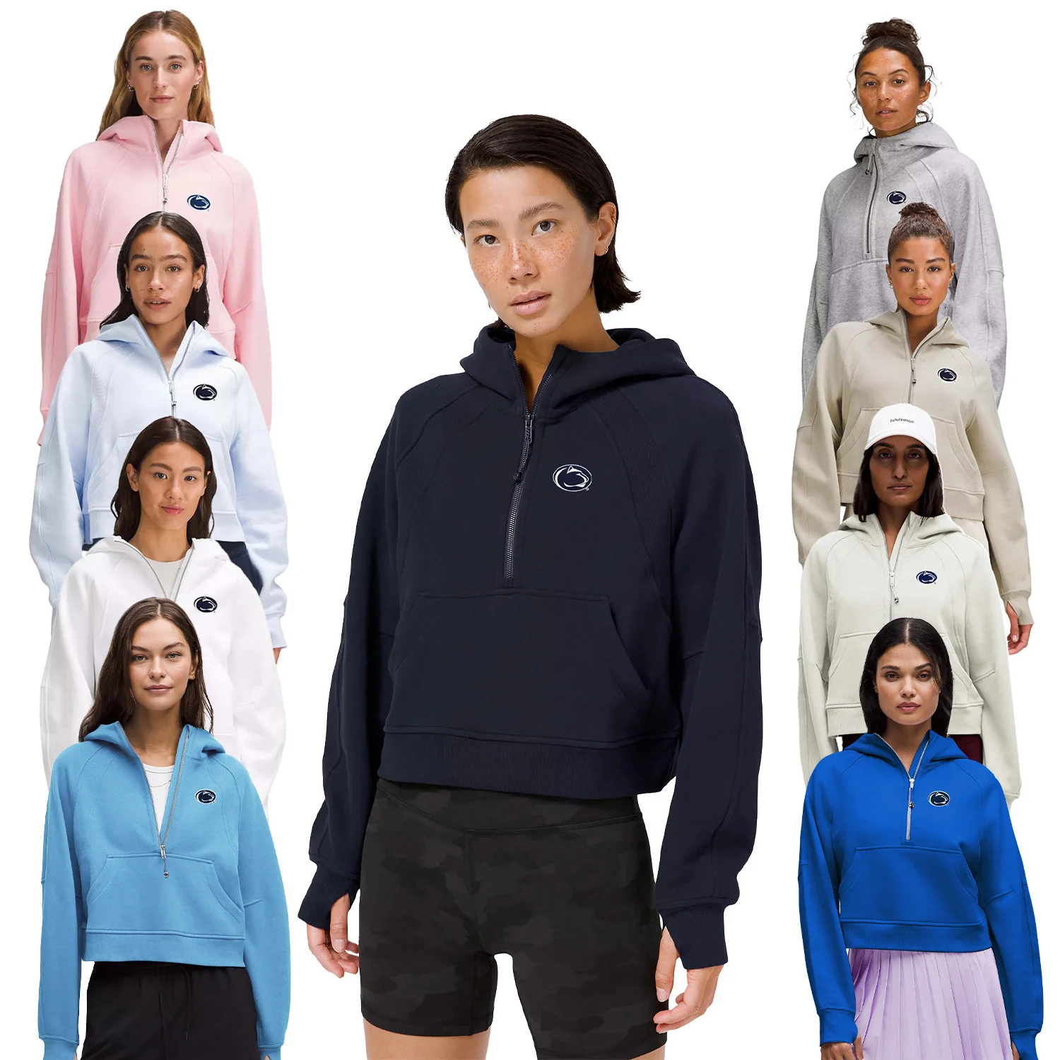 Penn State lululemon Women's Scuba Oversized Half Zip Hoodie