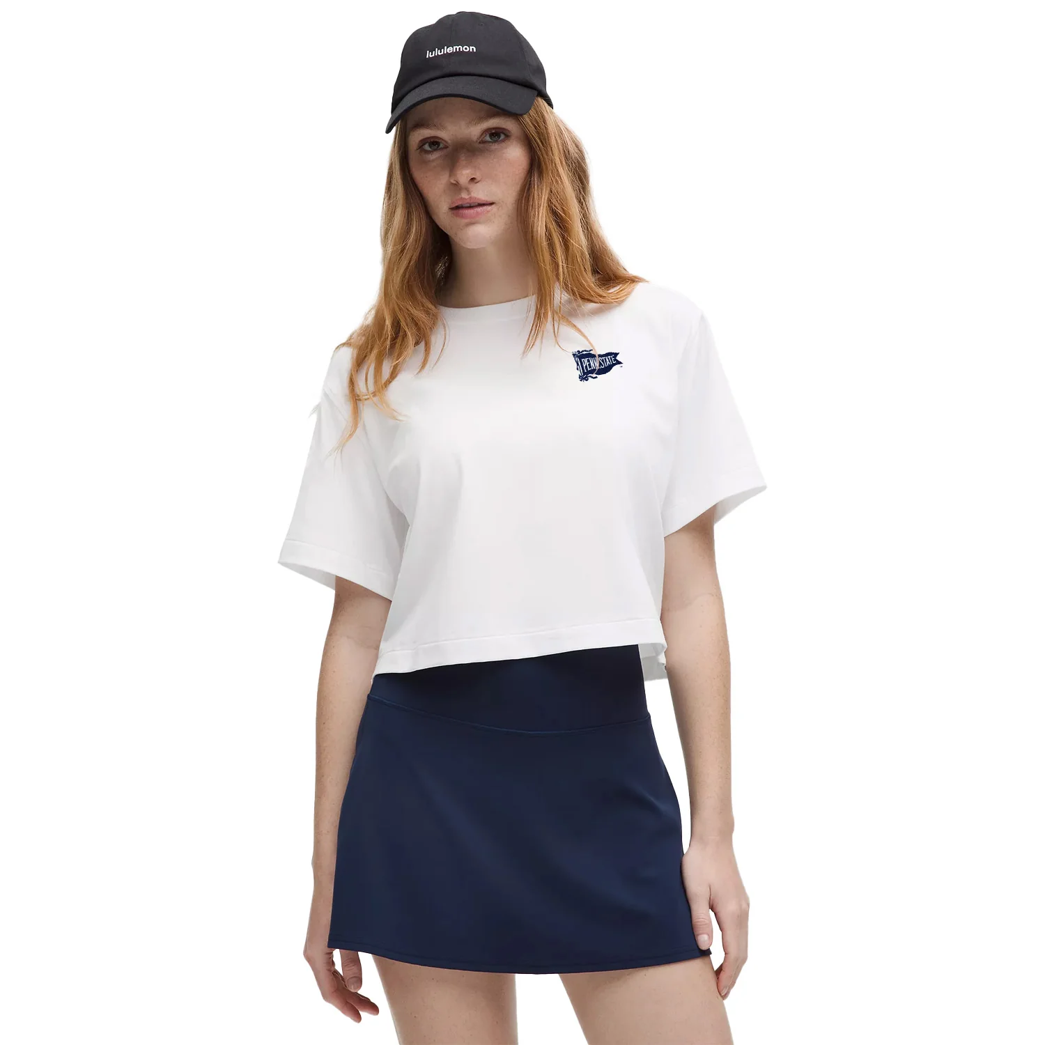 Penn State lululemon Women's Vault Flag Cropped T-shirt - Image 3