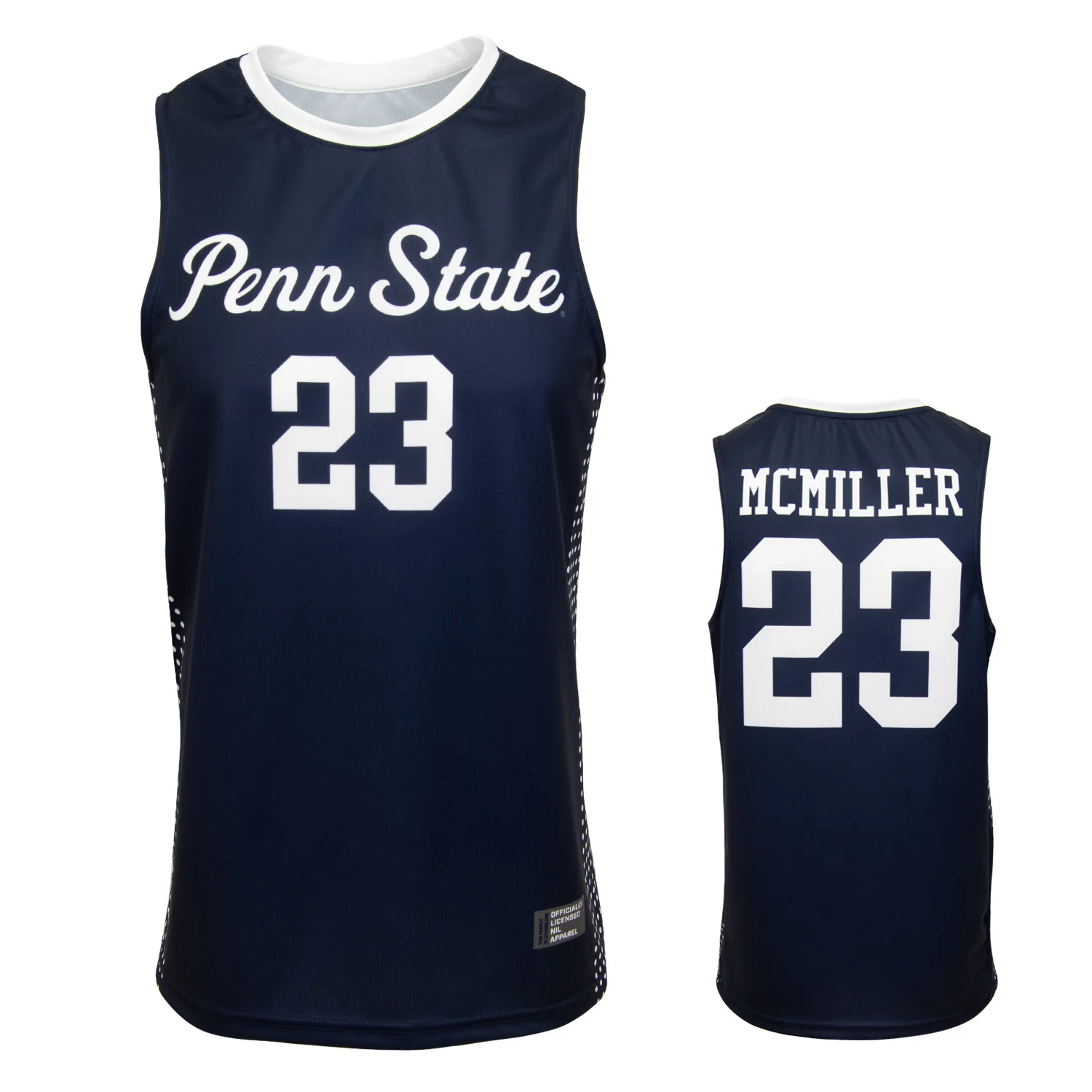 Penn State NIL Kiyomi McMiller #23 Basketball Jersey - Image 2