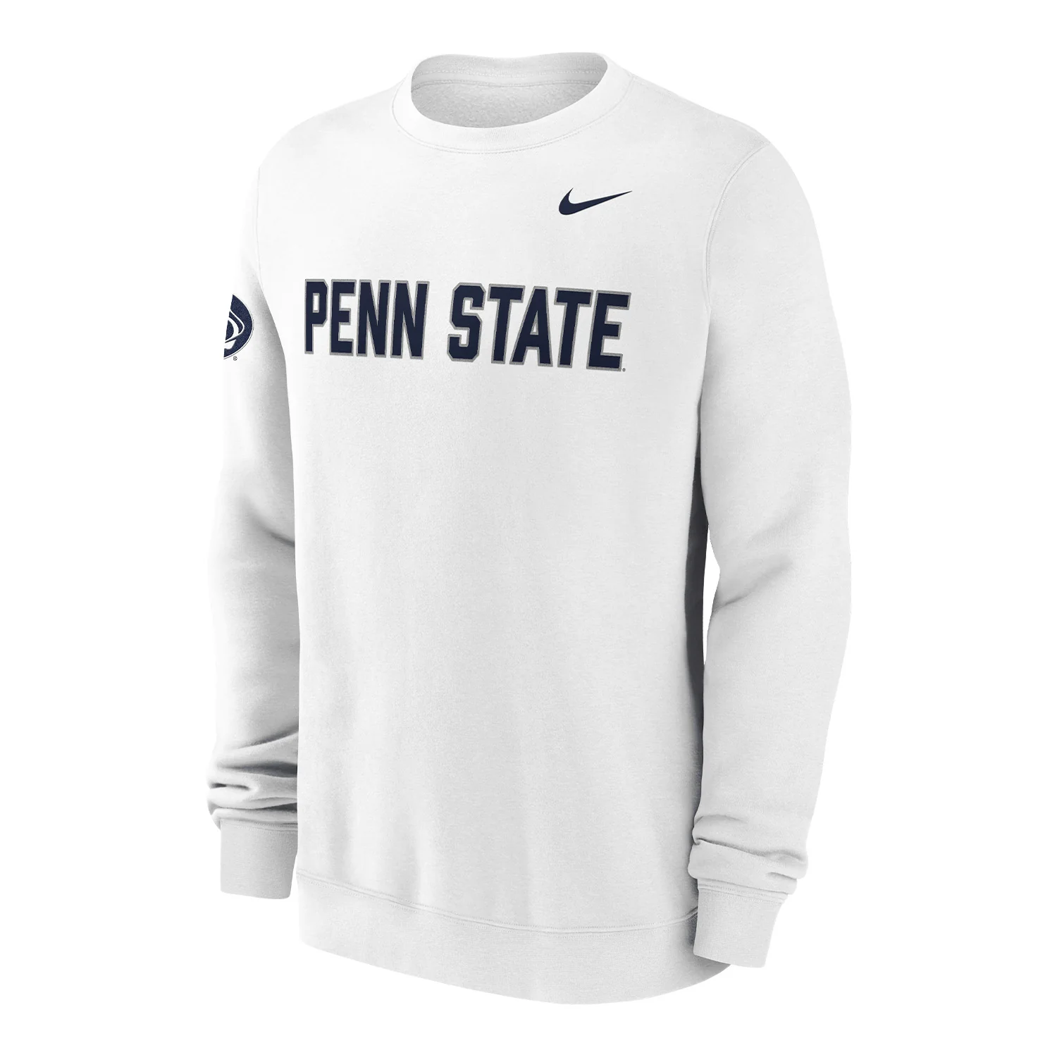 Penn State Nike Sideline Club Fleece Crew Sweatshirt - Image 3