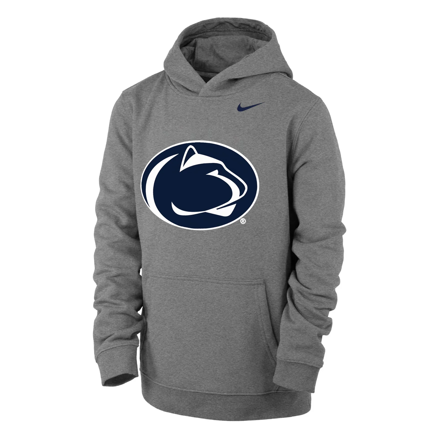 Penn State Nike Youth Club Fleece Hooded Sweatshirt - Image 3
