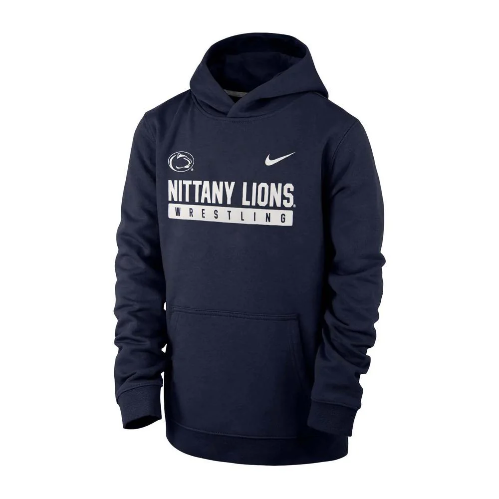 Penn State Nike Youth Wrestling Hooded Sweatshirt - Image 2