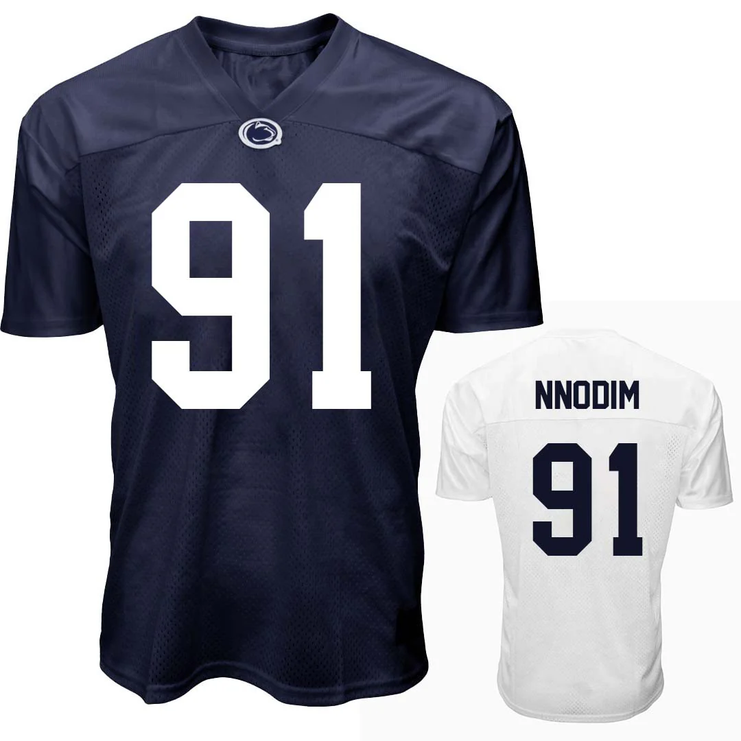 Penn State NIL Armstrong Nnodim #91 Football Jersey