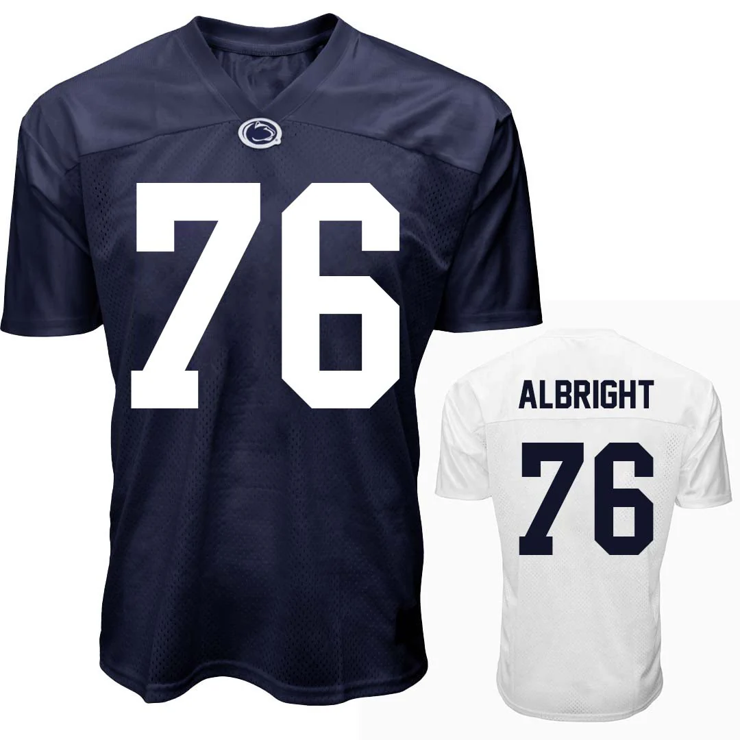 Penn State NIL Hunter Albright #76 Football Jersey