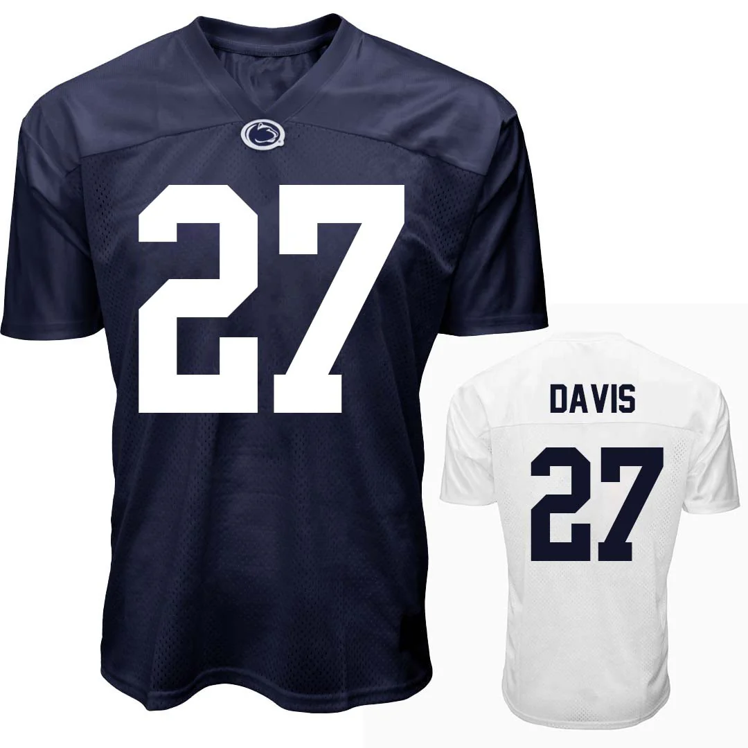 Penn State NIL Omarion Davis #27 Football Jersey