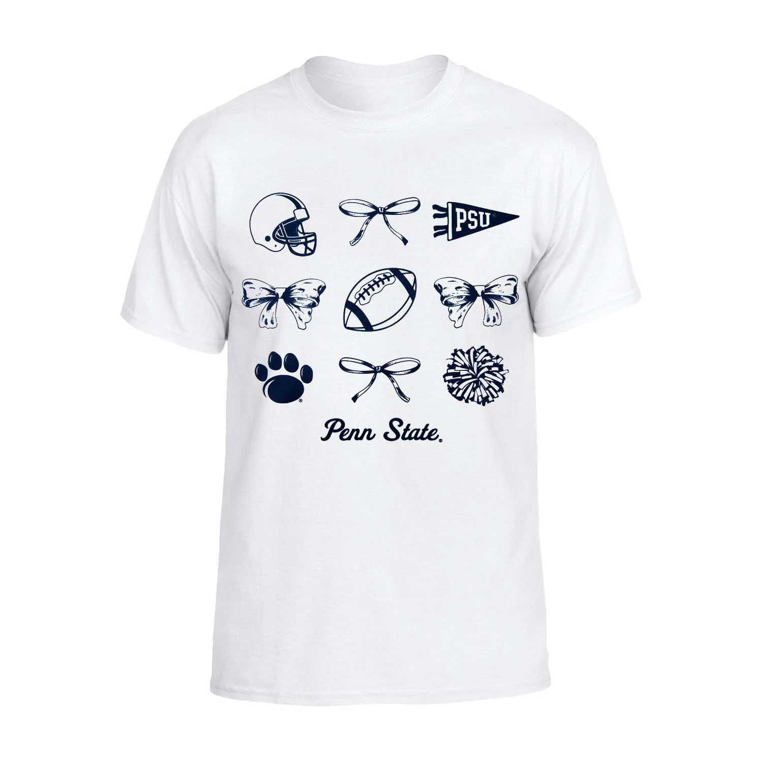 Penn State Women's Bow Collage T-Shirt - Image 2