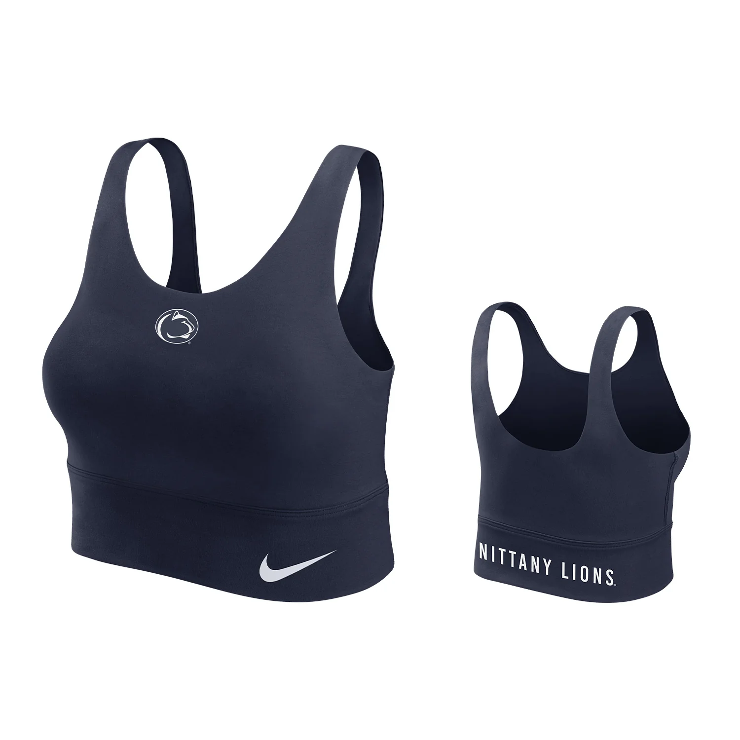 Penn State Women's Nike Longline Sports Bra - Image 2