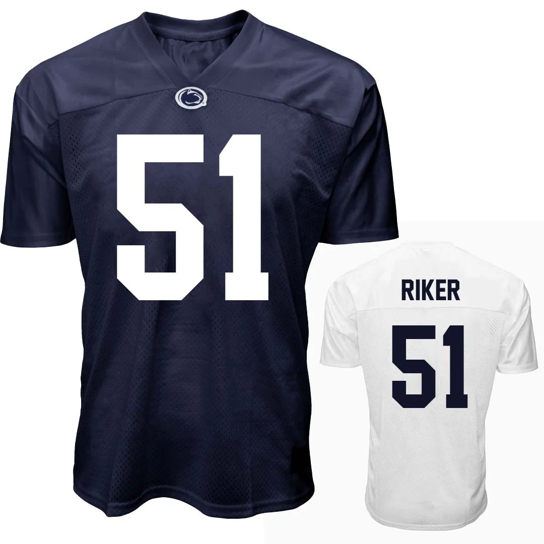 Penn State Youth NIL Brock Riker #51 Football Jersey