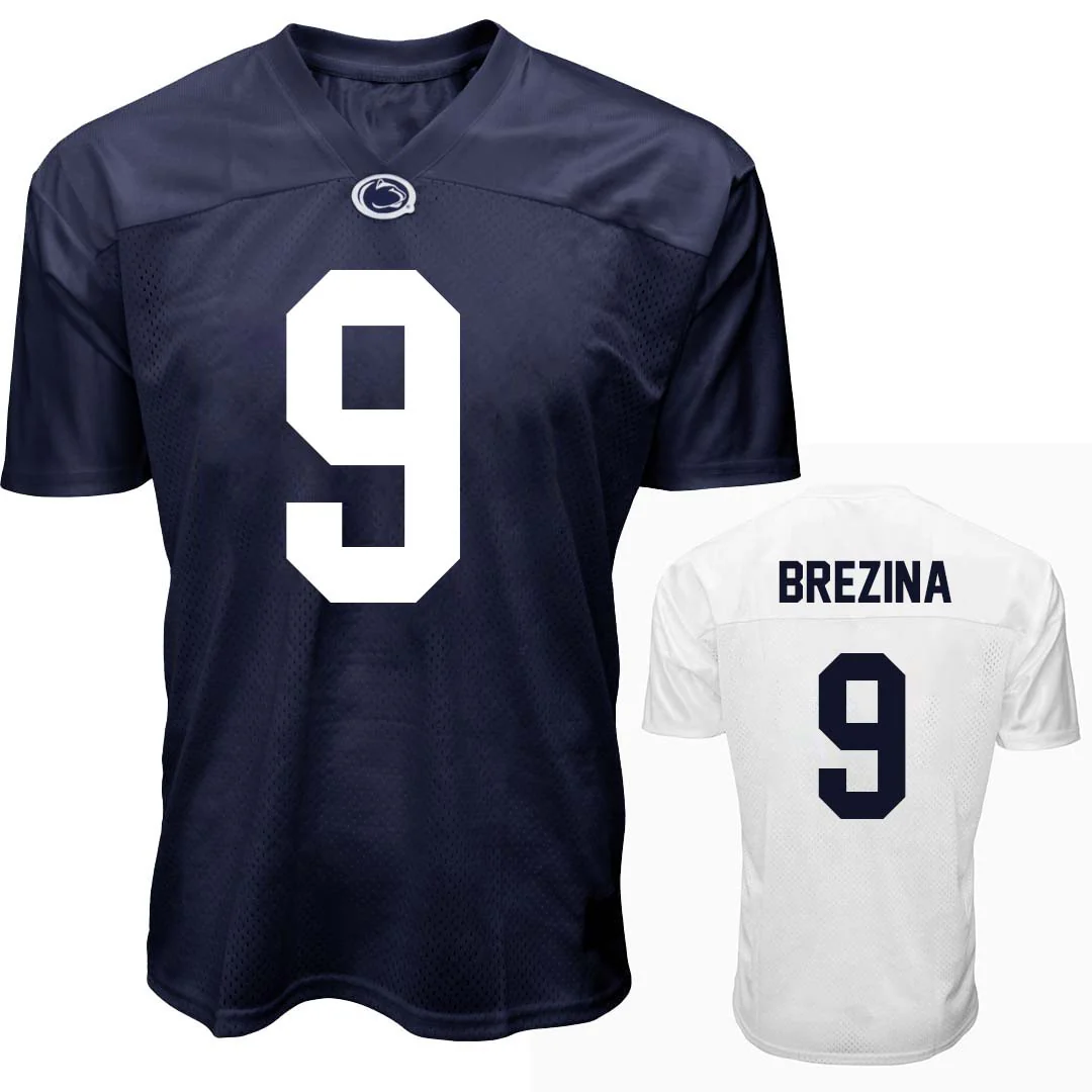 Penn State Youth NIL Cael Brezina #9 Football Jersey