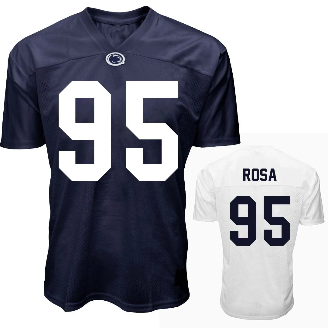 Penn State Youth NIL Christiano Rosa #95 Football Jersey