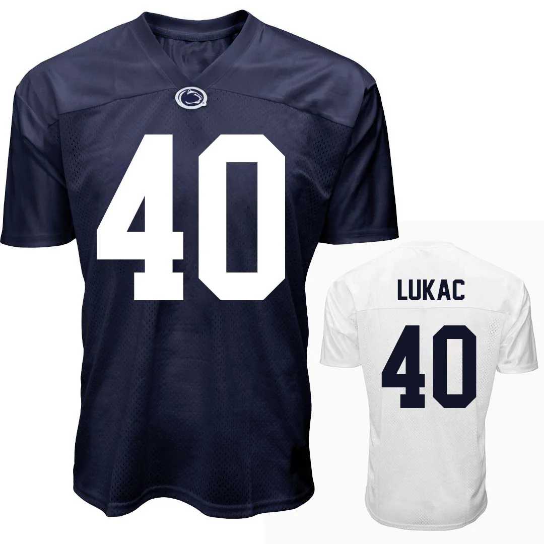 Penn State Youth NIL Jake Lukac #40 Football Jersey