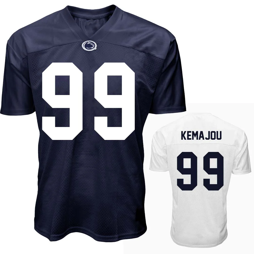 Penn State Youth NIL Yvan Kemajou #99 Football Jersey